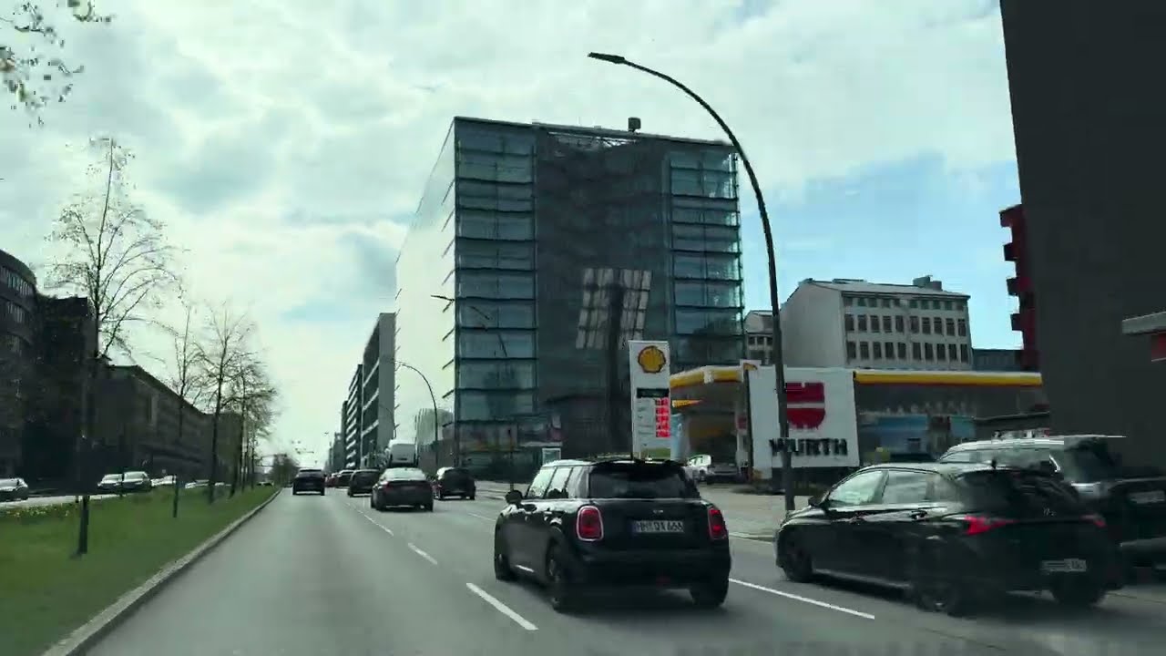 April 2024 Hamburg🇩🇪 driving in 4K