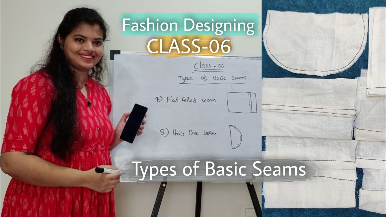 #FDclass-06 Types of Basic Seams @cndudesignerstudio3647 @cndufabrics.