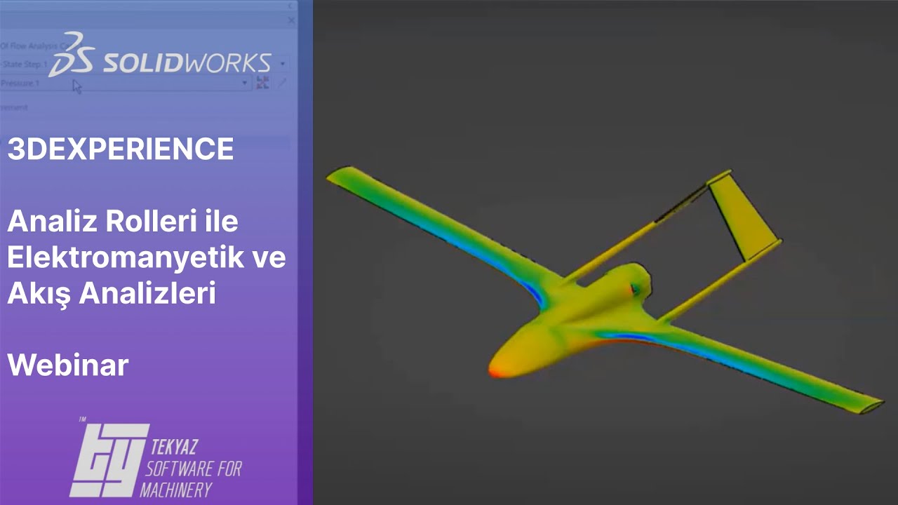 3DEXPERIENCE - Analiz Rolleri ile Elektromanyetik ve Akış Analizleri