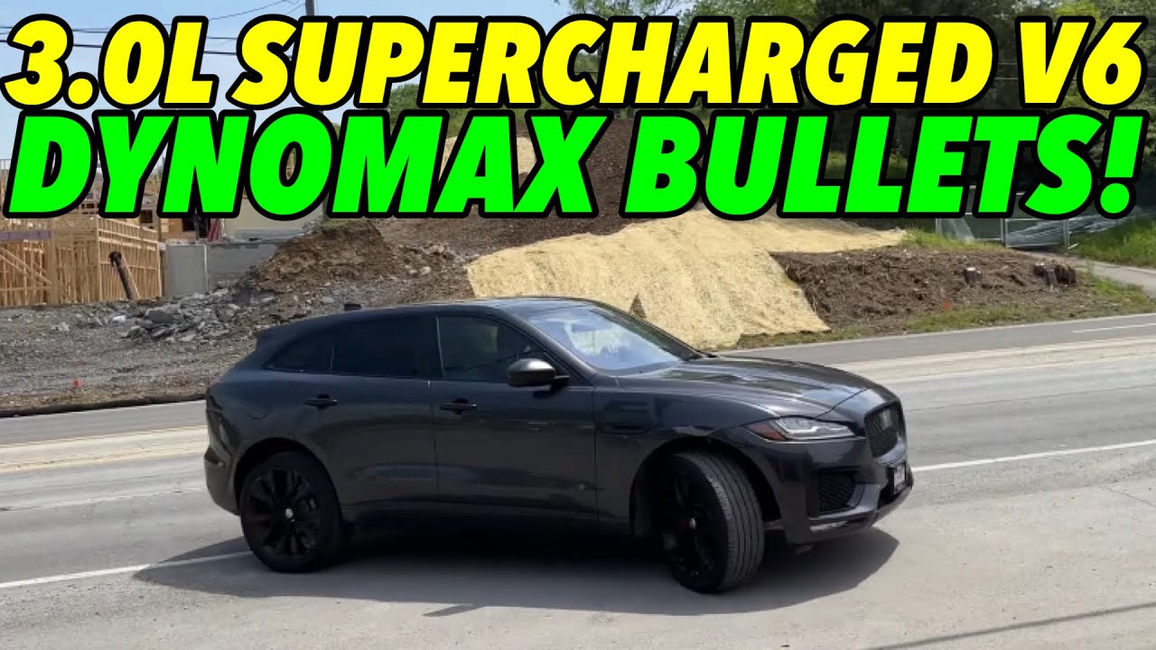 2017 Jaguar F-Pace 3.0L SUPERCHARGED V6 w/ DYNOMAX BULLETS!