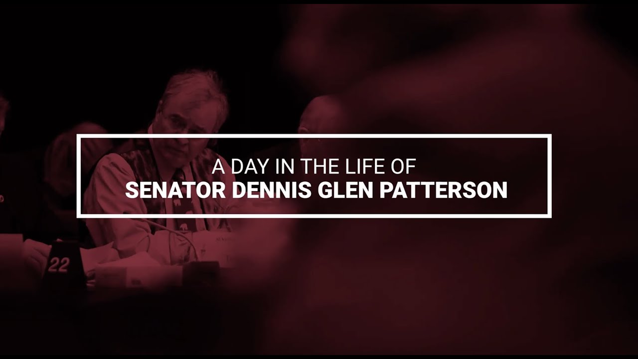 A Day in the Life of Senator Dennis Glen Patterson