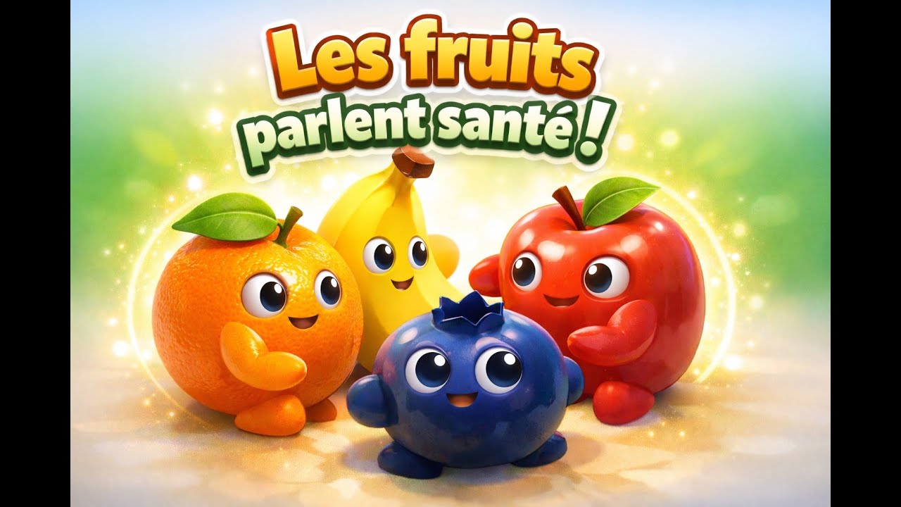Quand les fruits prennent la parole : Orange, Banane, Pomme et Myrtille en dialogue santé !
