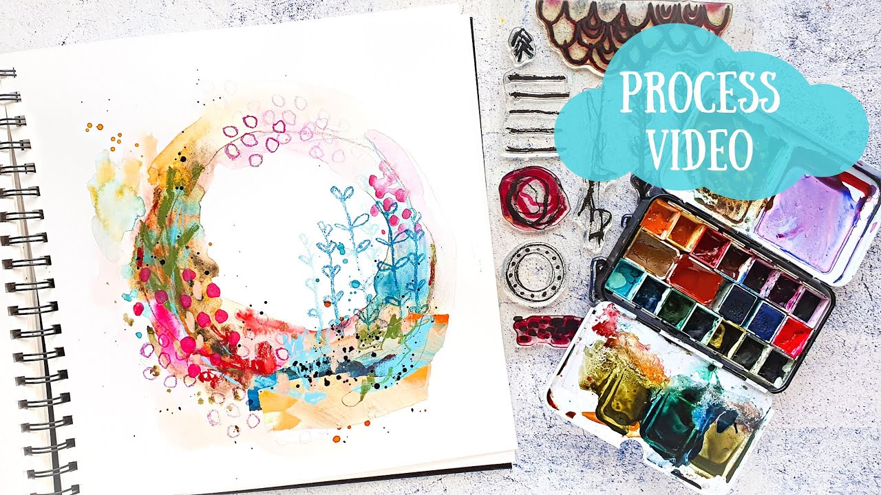 Loose Watercolor Art Journaling - Process