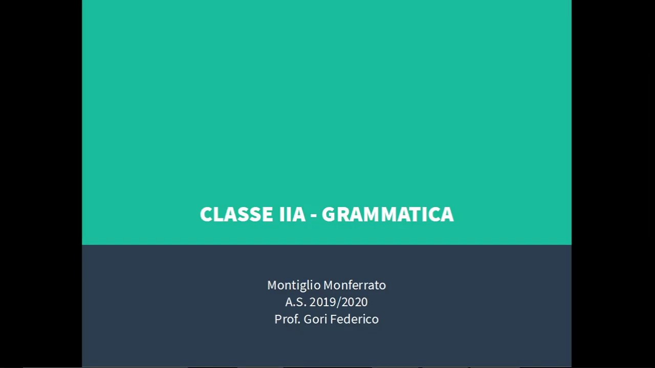 Grammatica - Il complemento di limitazione