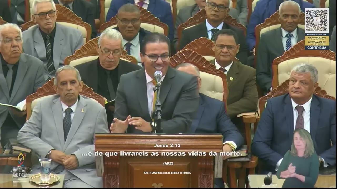 Pr Carlo Cardozo | Culto de Doutrina | AD Alagoas templo sede | Acessível em Libras | 27/01/2026