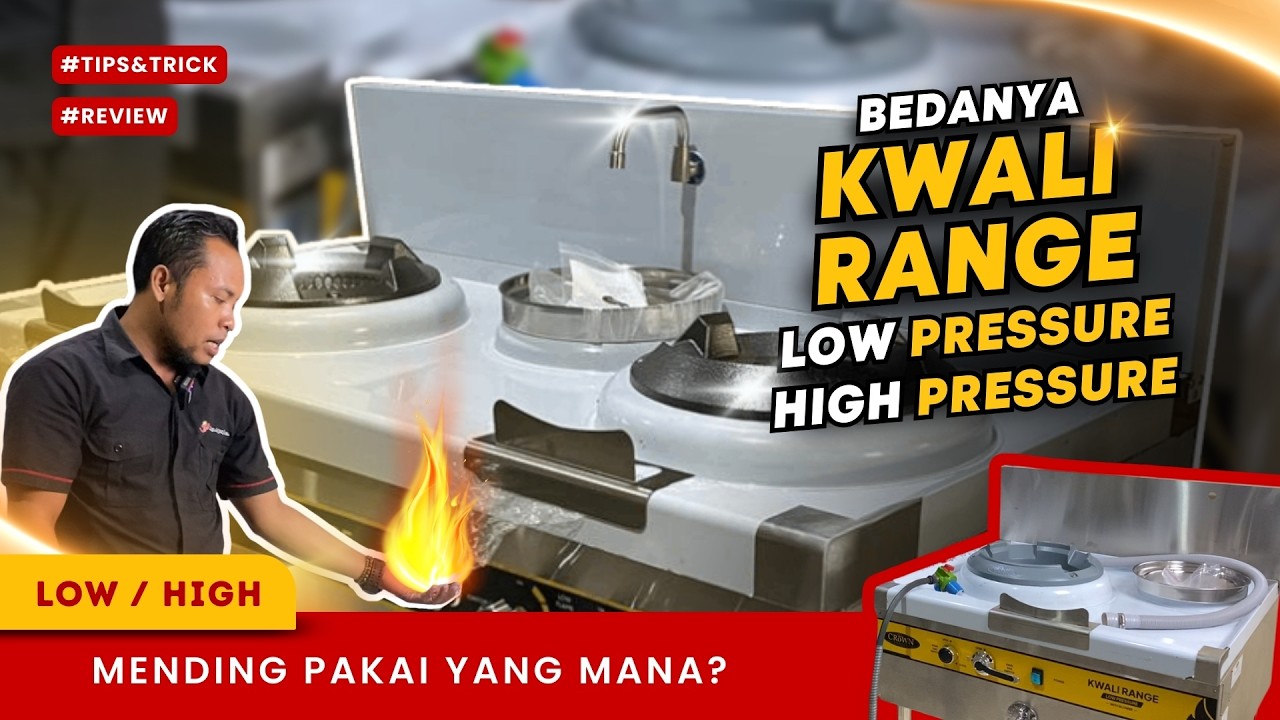 BEDANYA APA?? Kompor HIGH pressure vs LOW pressure untuk usaha!