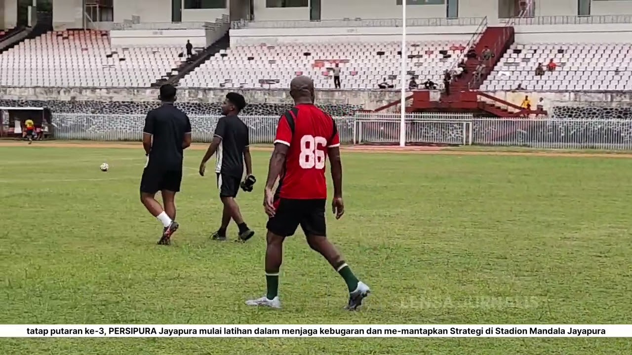 tatap putaran ke-3, PERSIPURA mulai latihan menjaga kebugaran mantapkan Strategi di Stadion Mandala