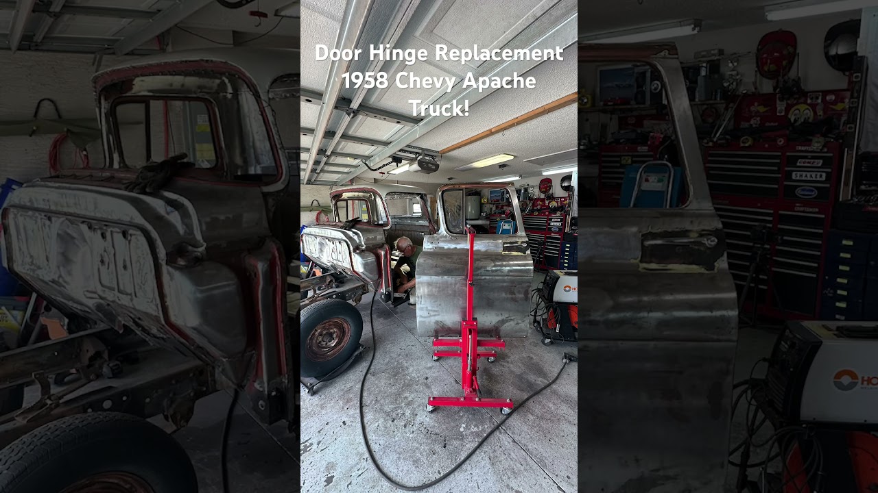 Door Hinge Replacement 1958 Chevy Apache Truck!