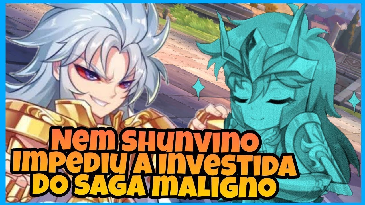 Forma&ccedil;&atilde;o sem SS/Ex com Saga Maligno - Saint Seiya Awakening