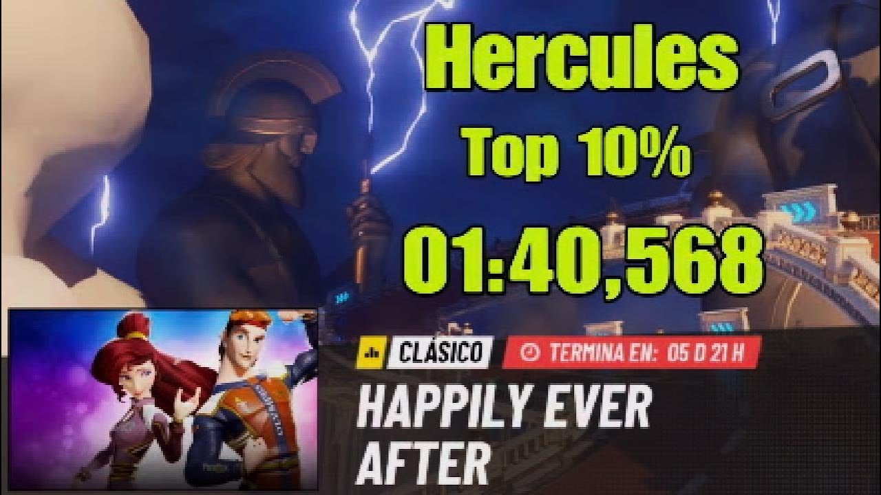 Disney Speedstorm Evento Happily Ever After  Hercules Top 10%   01:40,568