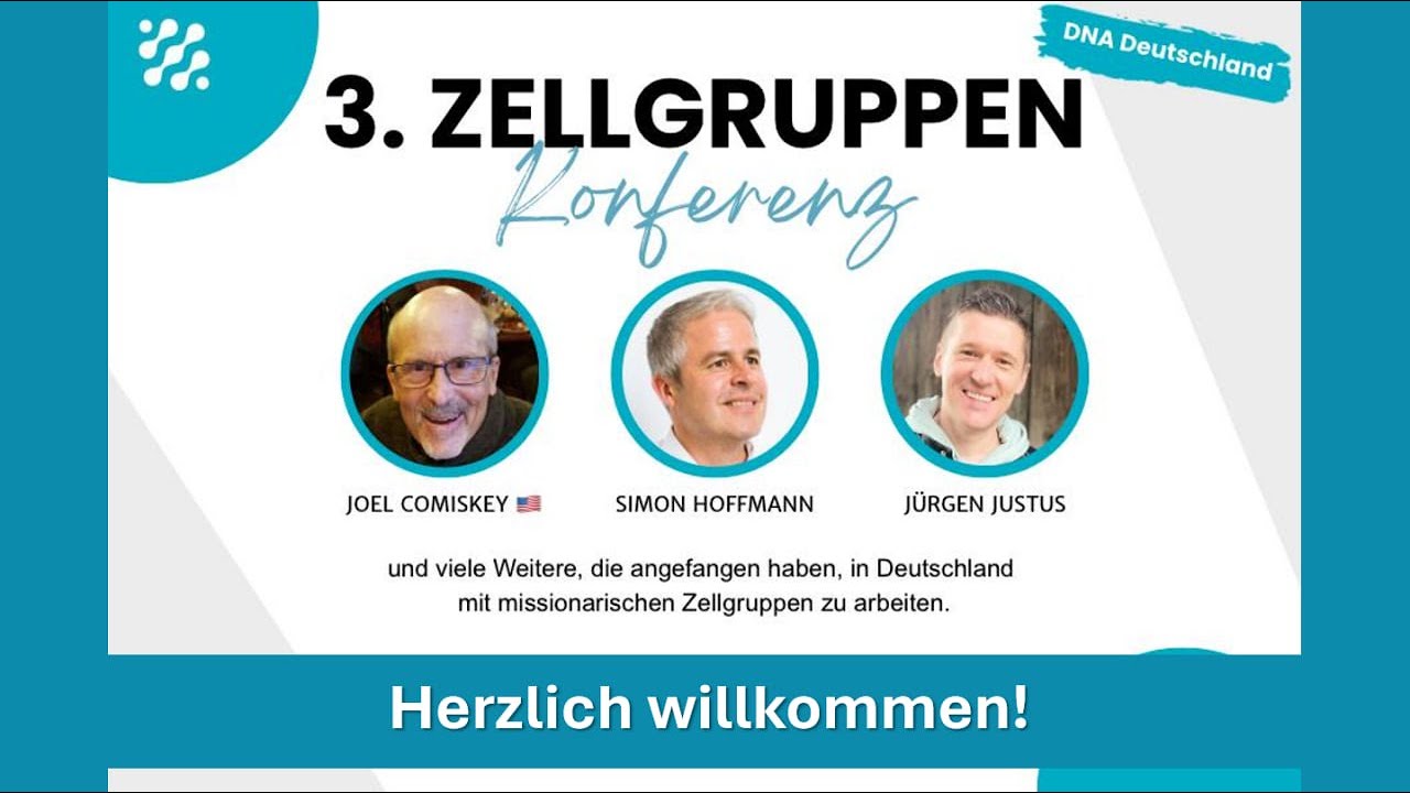 Zellgruppenkonferenz 2026 Session 1b