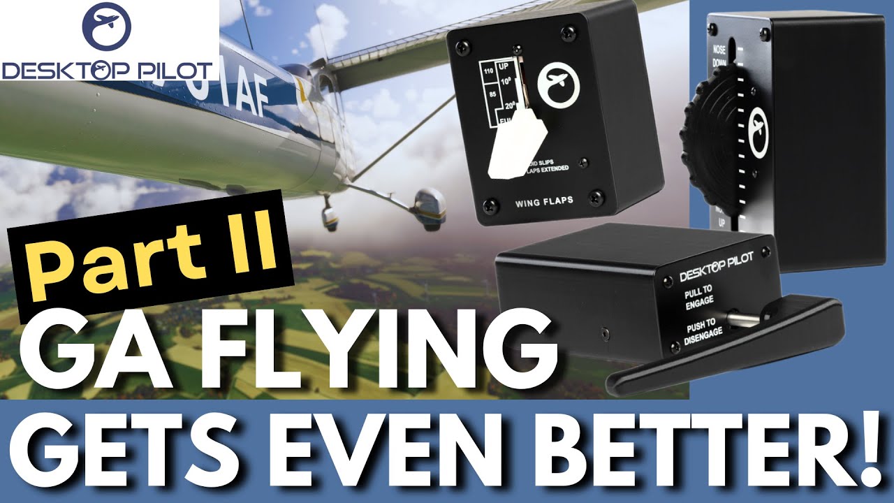 A REVIEW of Must-Have GA Flying Peripherals: Trim Wheel, Parking Brake, and Flaps Panel!
