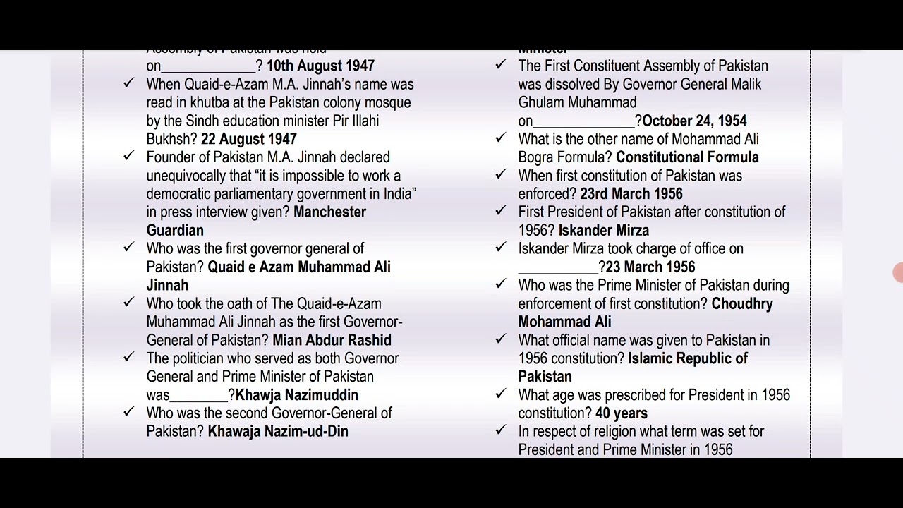 Pakistan studies | One paper MCQs | Competitive exams preparation Bh Mam Aqsa 