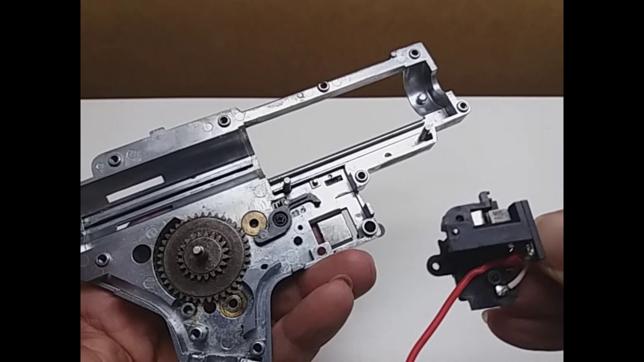 Airsoft RAAS - Reparo no pino do gatilho - Gearbox Silver Edge APS