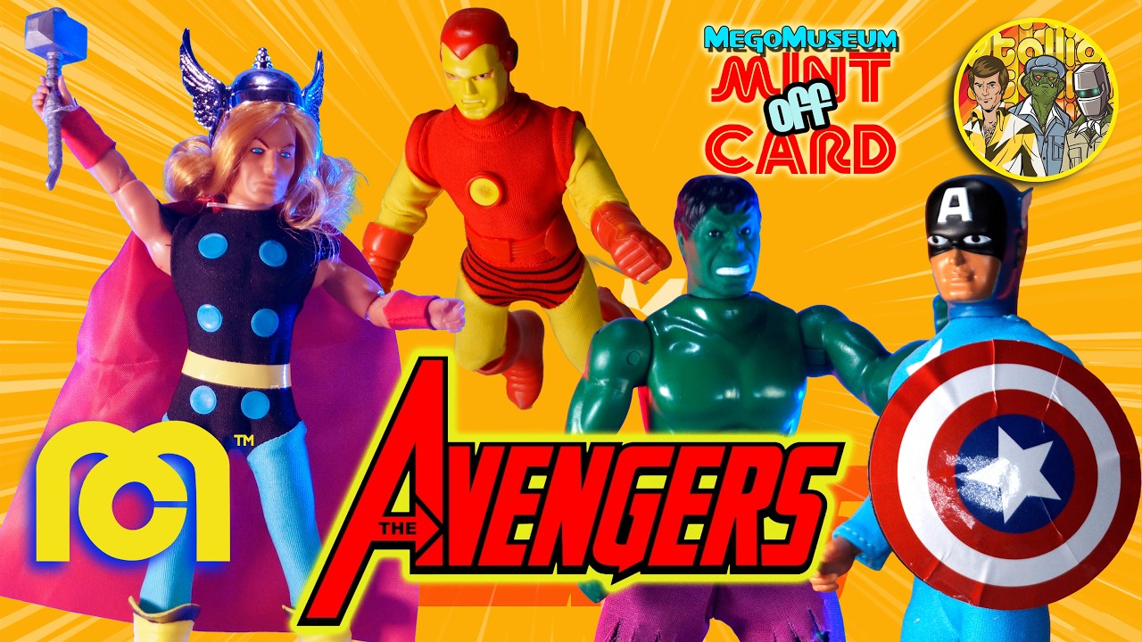 Набор Mego Avengers - в идеальном состоянии, без следов использования. Обзор от музея Mego.