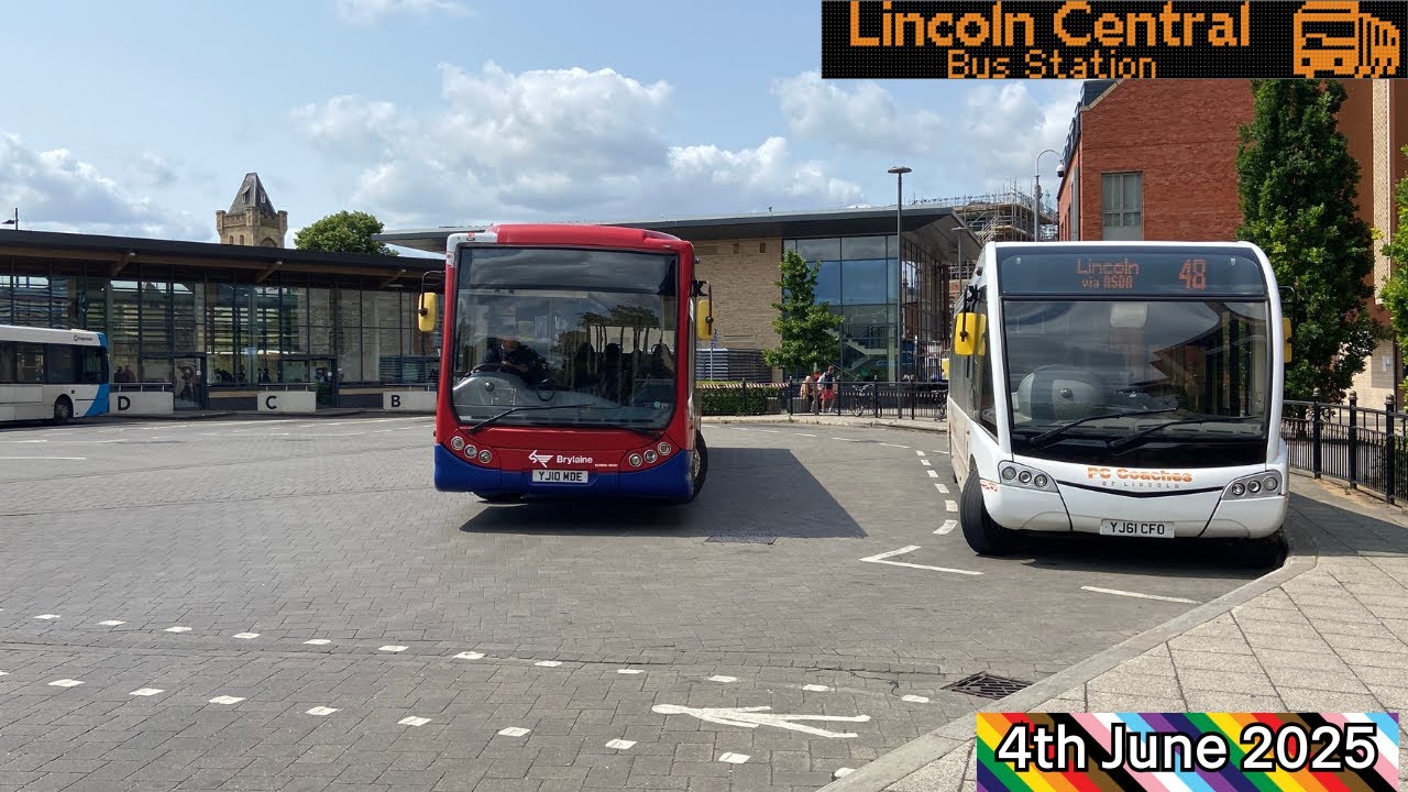 Buses at Lincoln Central Bus Station (04/06/2025)