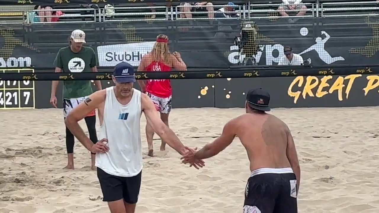 Trevor Crabb Phil Dalhausser 3rd Set v Hagen Smith Logan Webber | 2025 Manhattan Beach Open #ericcam