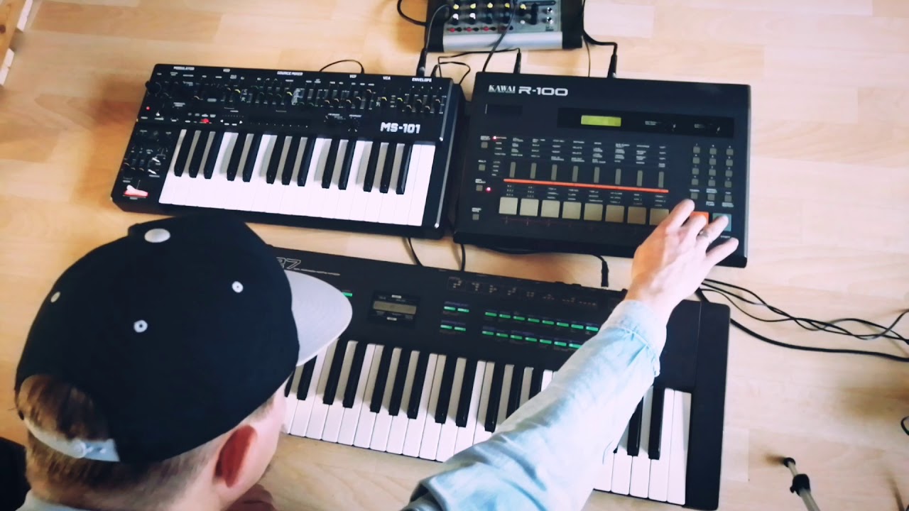 Synthjam: Behringer MS-101 x Kawai R-100 x Yamaha DX-27