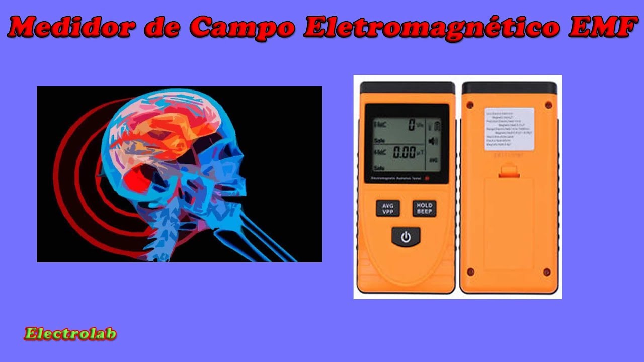 Medidor de Campo eletromagnético! Radiação de celulares e outros!