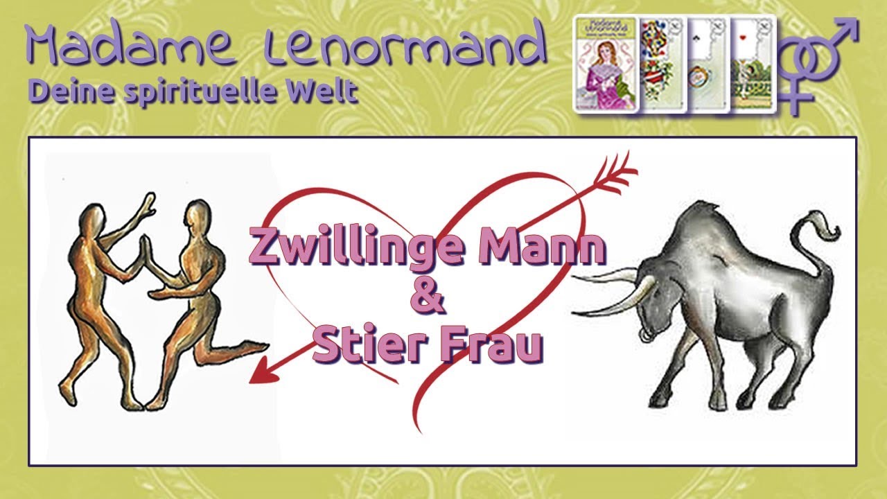 Zwillinge Mann & Stier Frau: Liebe und Partnerschaft