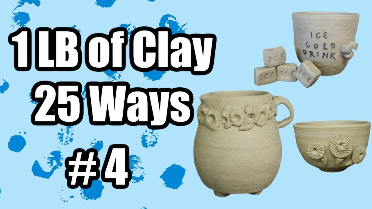 Day #4 Making A Ceramic Bell - 1LB of Clay 25 Ways