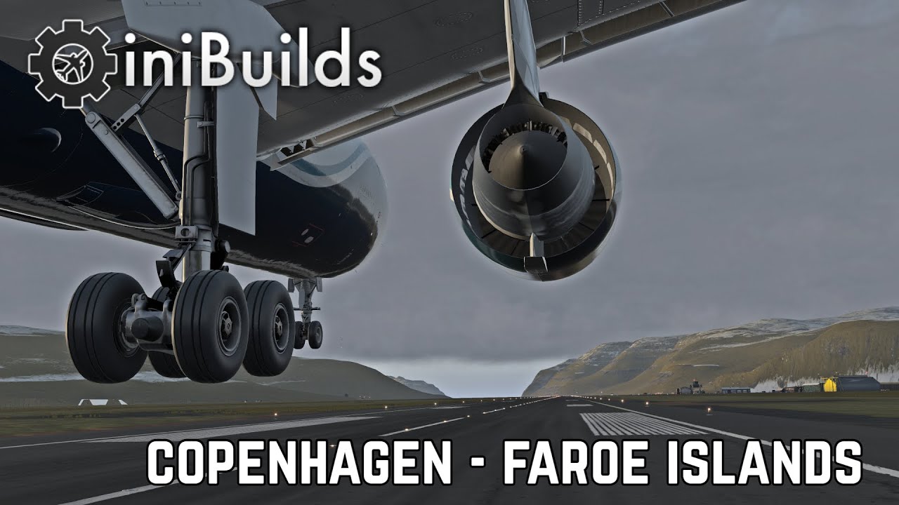 iniBuilds Airbus A300 flown by Real Boeing 737 Captain | Copenhagen - Faroe Islands