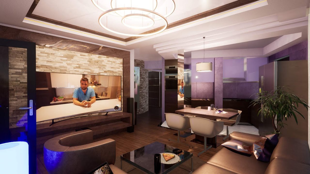 3D Vision of Apartment Var.2 for family Miljkovic, Marko Luna & Mia
