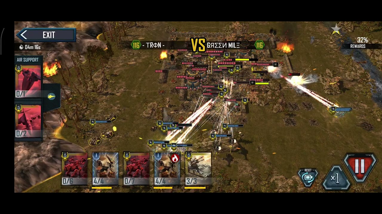 WCRA: -TR&Phi;N - Vs Green Mile (One Shot HB platoon)