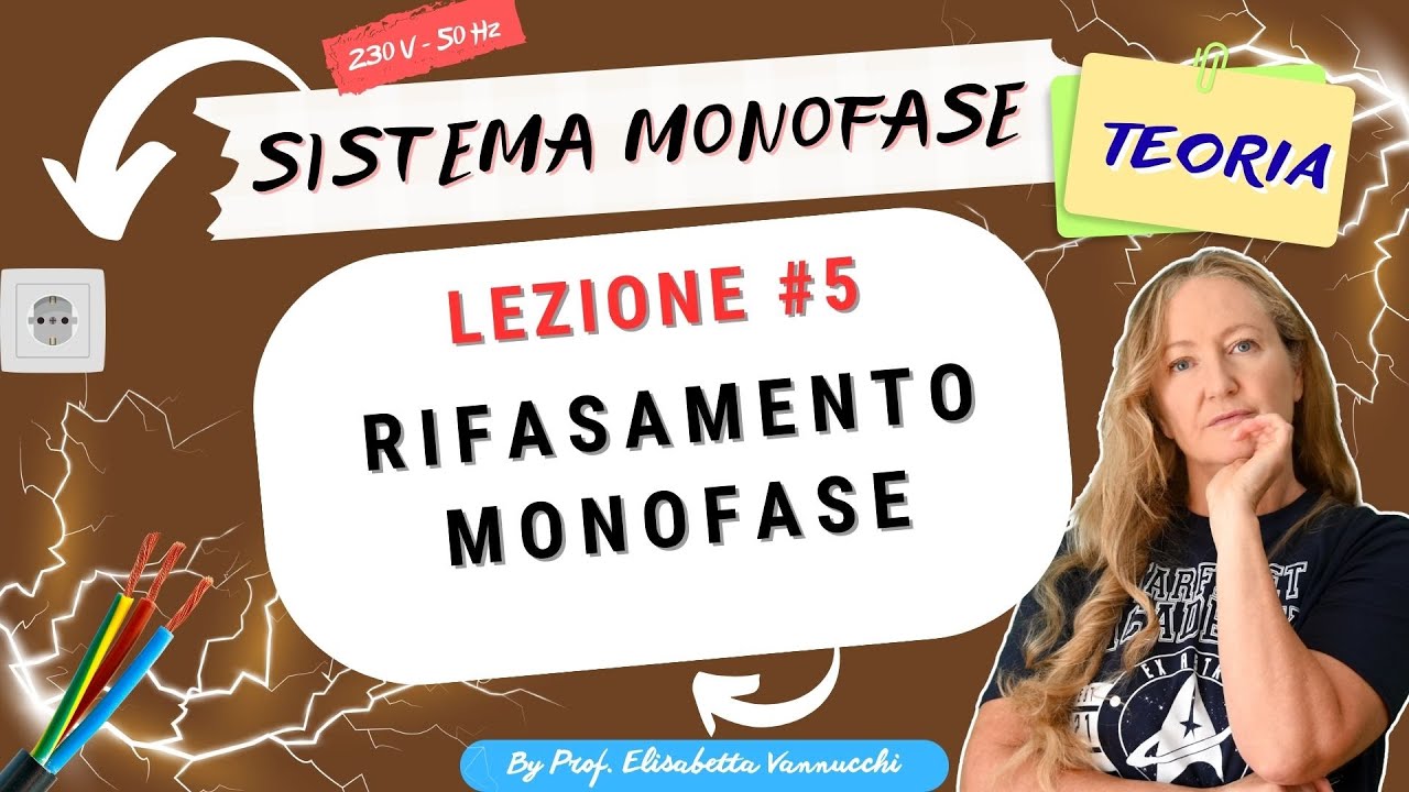 Sistema monofase – Lezione 5: rifasamento monofase