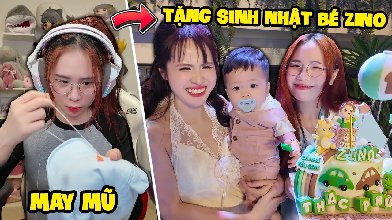 MÌNH ĐÃ TỰ LÀM QUÀ ĐỂ TẶNG SINH NHẬT ZINO TRÒN 1 TUỔI