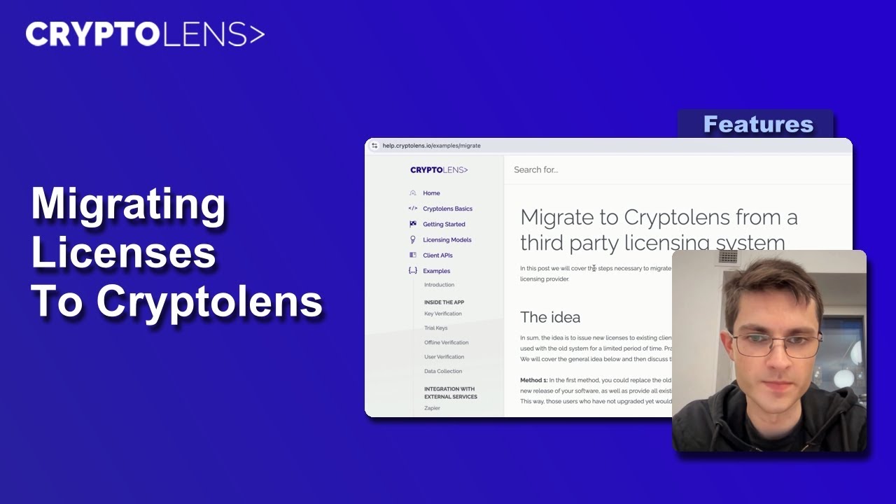 Migrating Software Licenses to Cryptolens