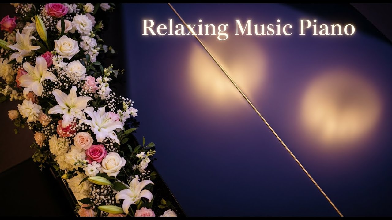 Gentle Piano Music for Night Stress Relief and Peace 🌊 Relaxing Instrumental Piano
