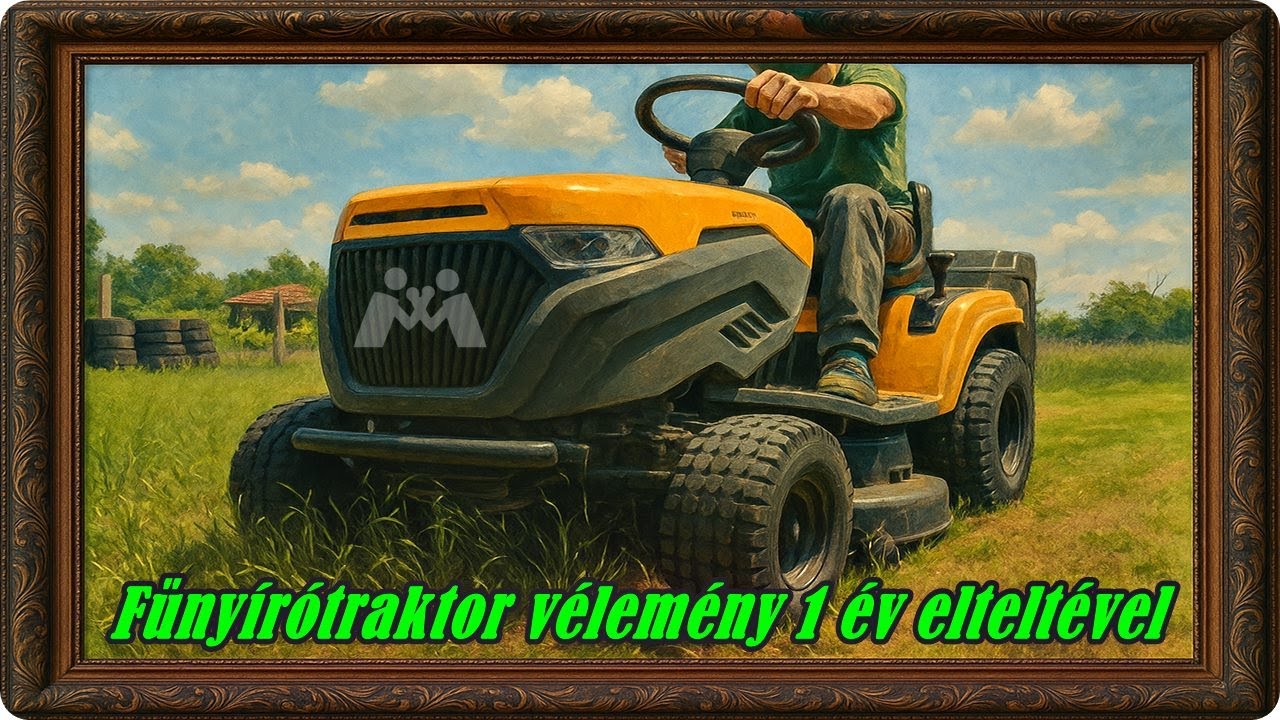 Fűnyírótraktor vélemény 1 év elteltével  - Stiga Estate 384M 🚜