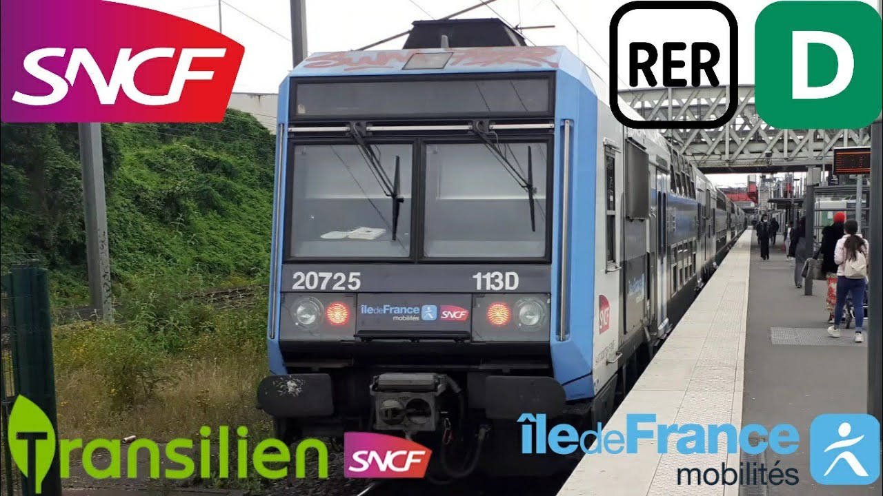 (FHD) Voyage entre Les gares de Louvres et Pierrefitte Stains à bord d'une Z20500 idfm