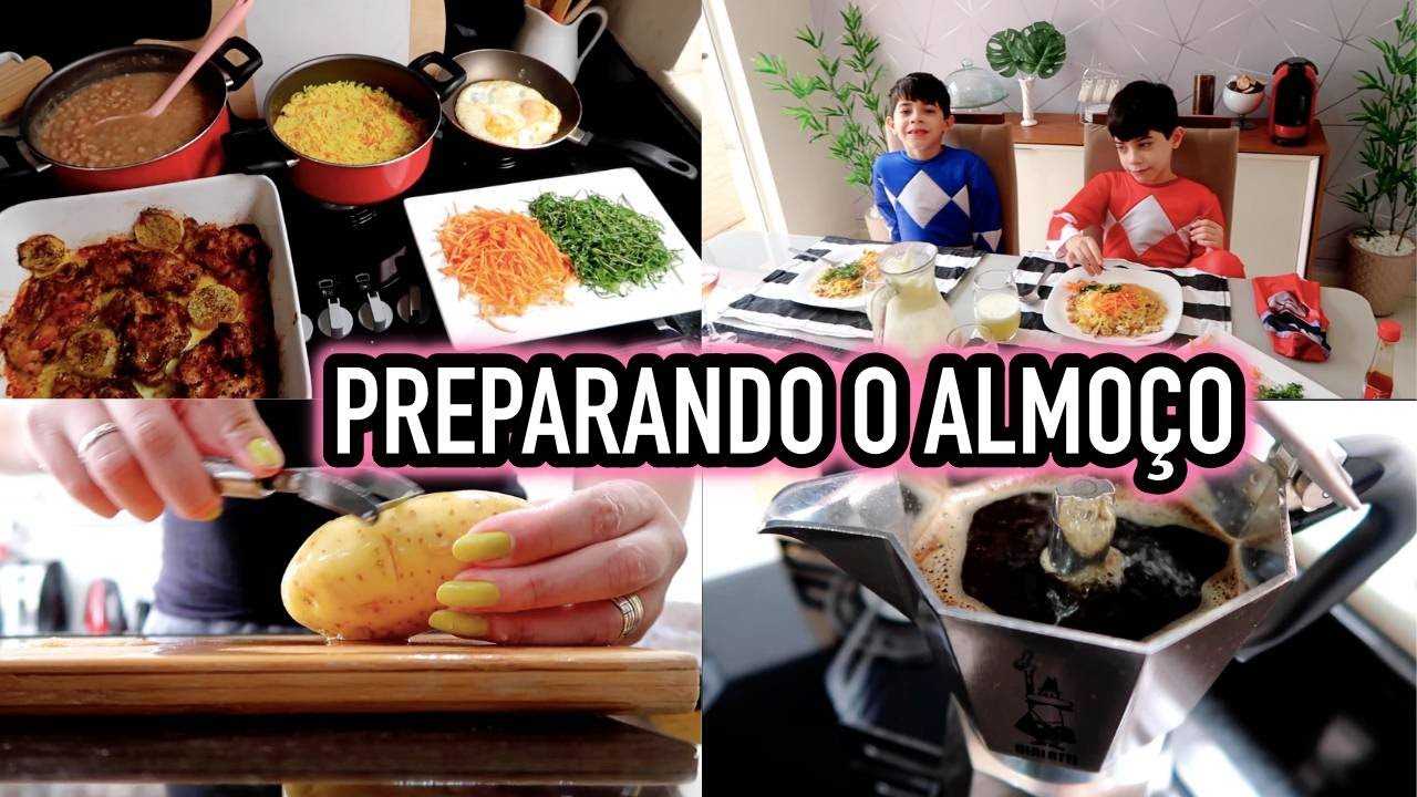 PREPARANDO O ALMOÇO PARA A FAMÍLIA