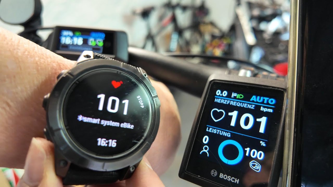 Bosch Smart System Kiox 300 - Garmin Epix Pro Herzfrequenz mit System verbinden  Firmware 02.2024