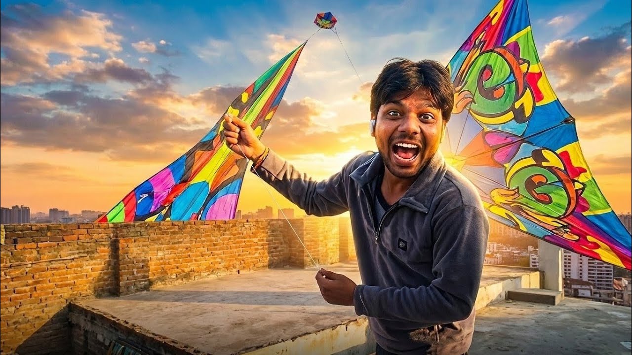 Fir se kite flying 😅