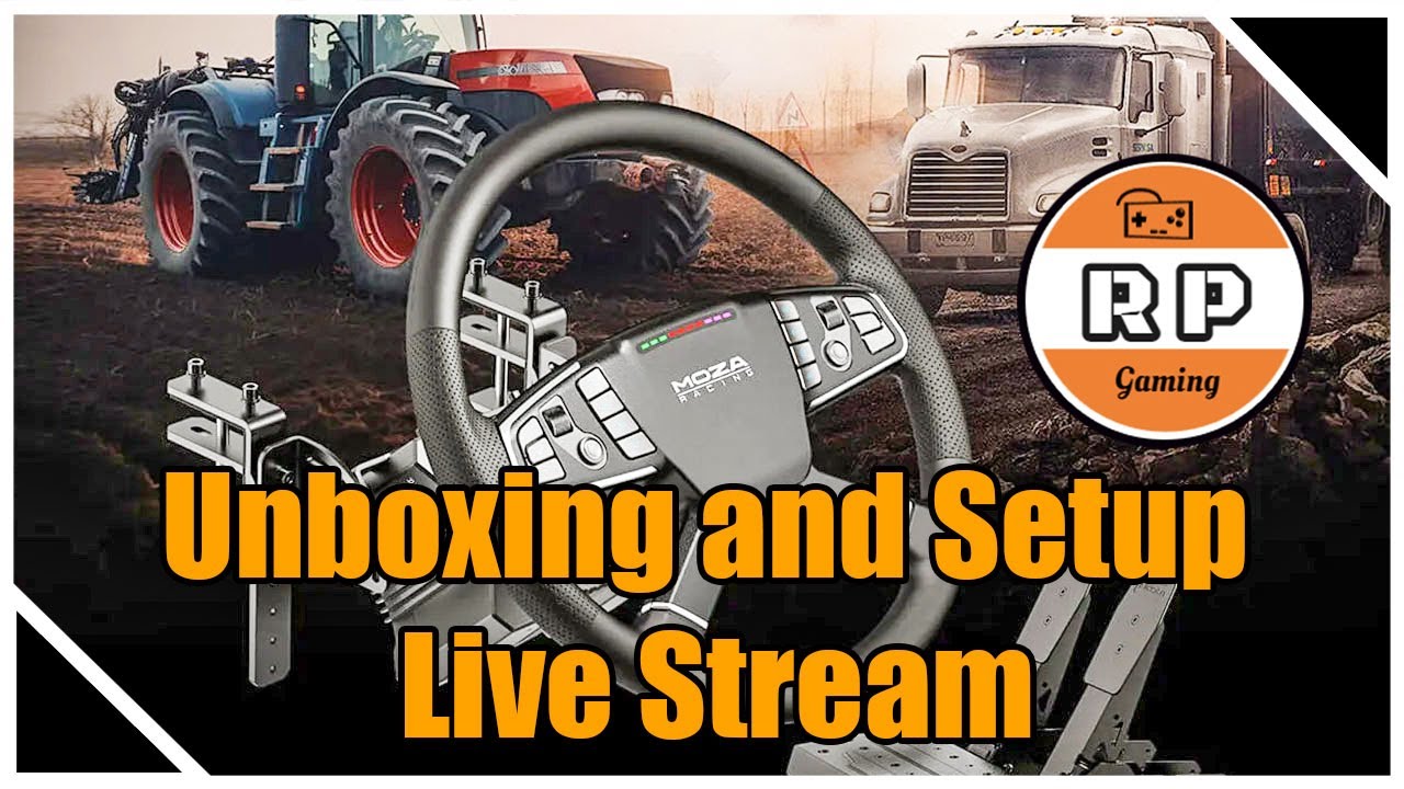 Moza Trucking Bundle Unboxing and Setup Live Stream Ups ANd Downs!