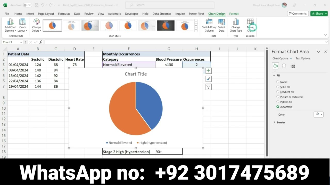 Exp22_Excel_Ch03_Cumulative_Patient | Exp22 Excel Ch03 Cumulative Patient #excelchapter3 #patient