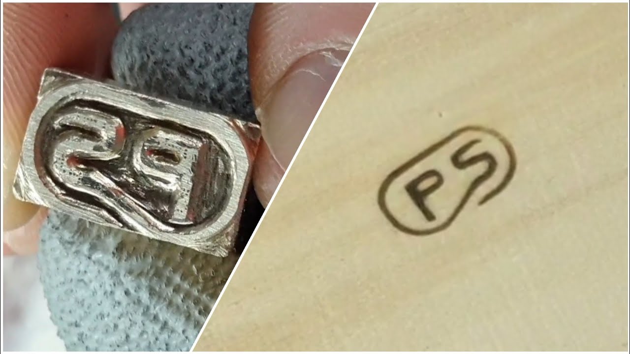DIY Branding Logo || Make Your Own Hot Iron Stamp for Wood, Leather