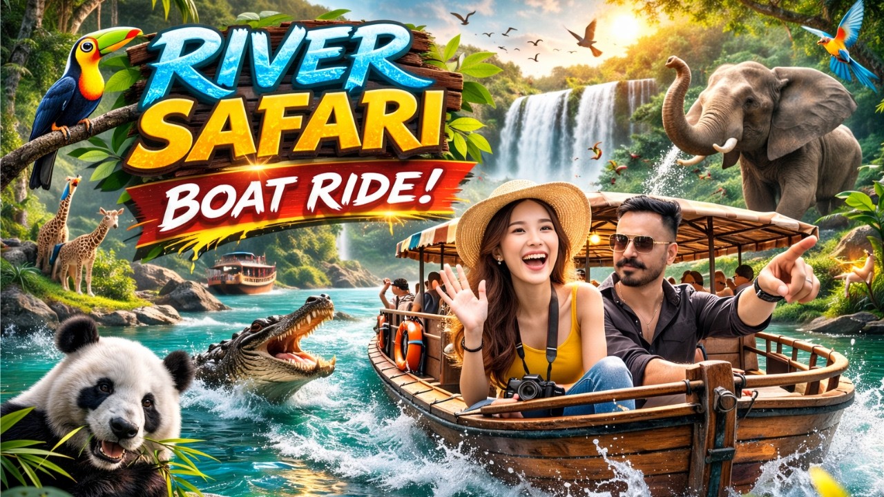 River Safari Jungle Cruise Ultimate Experience At Safari World Bangkok | Thailand's Most Famous Zoo