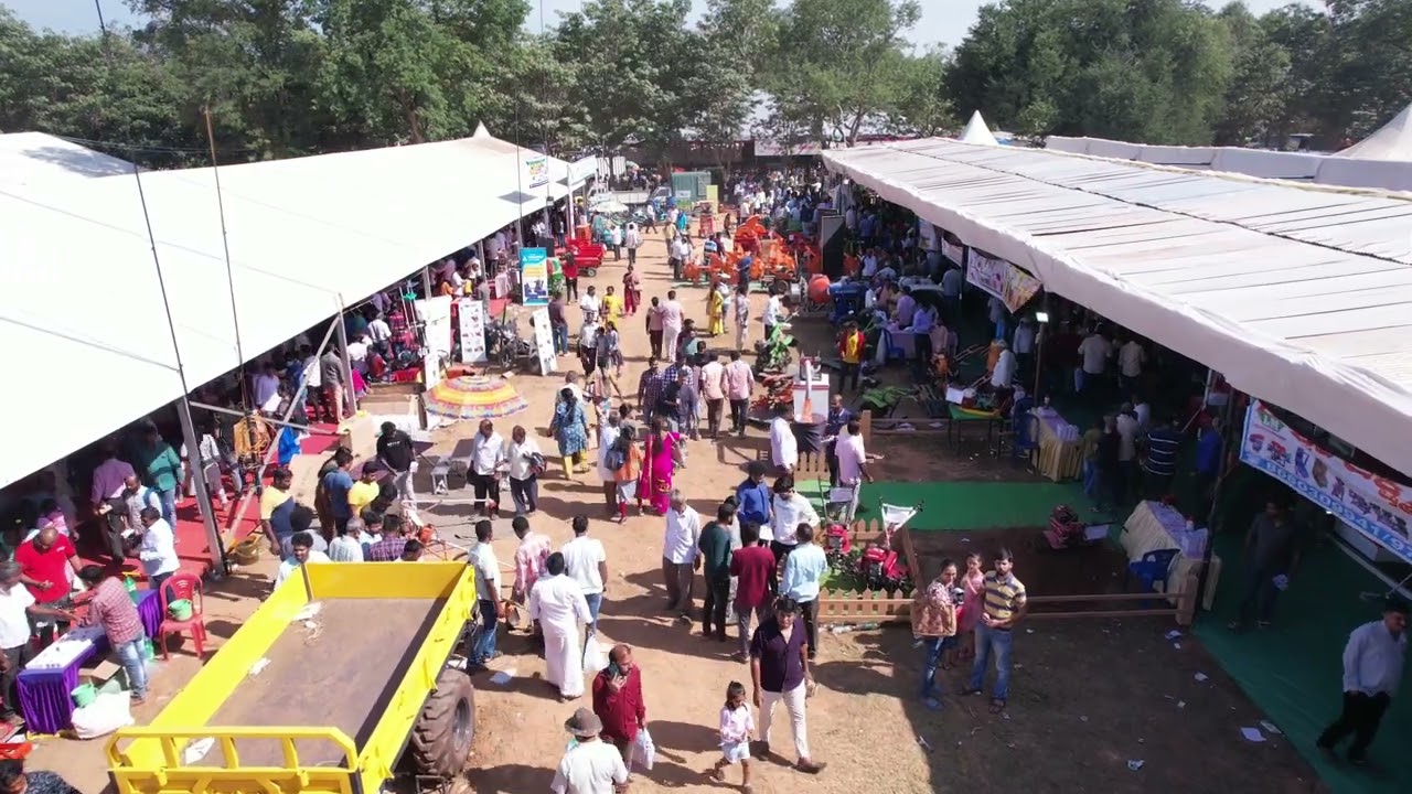 krishimela 2023 drone video coverage