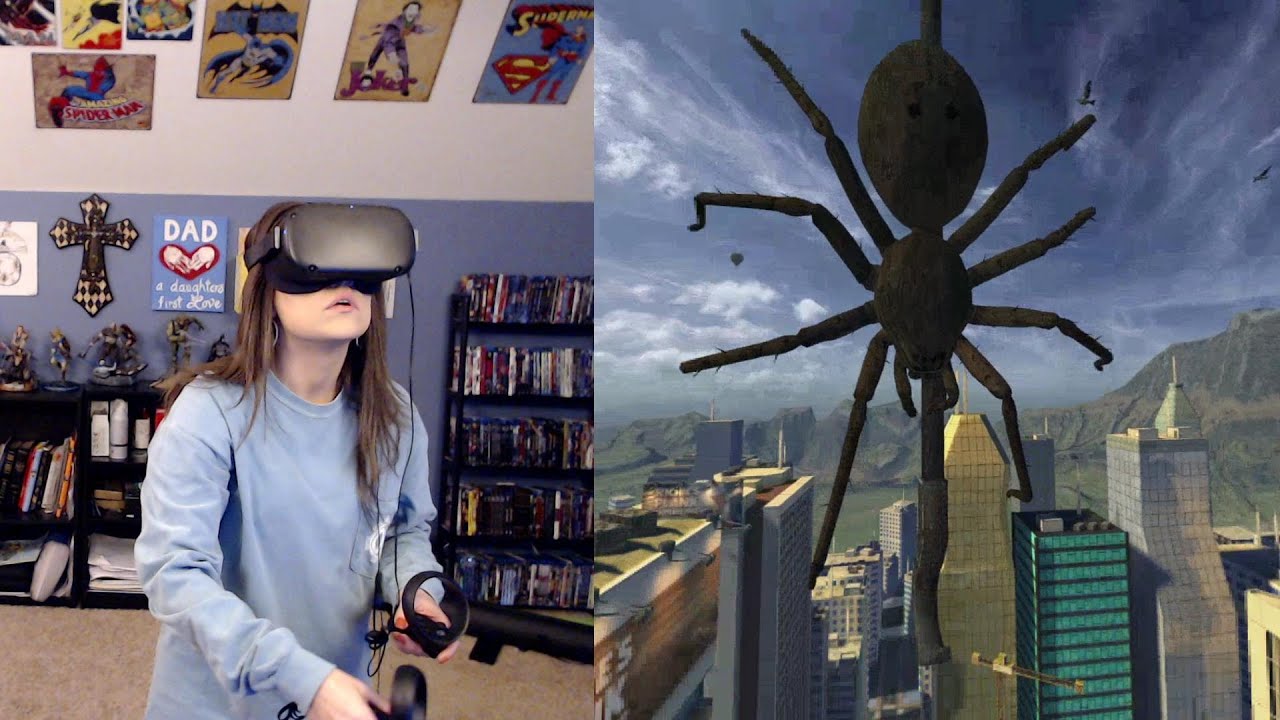 Mrs. Joy and I Try Out Richie's Plank Experience for Oculus Quest.