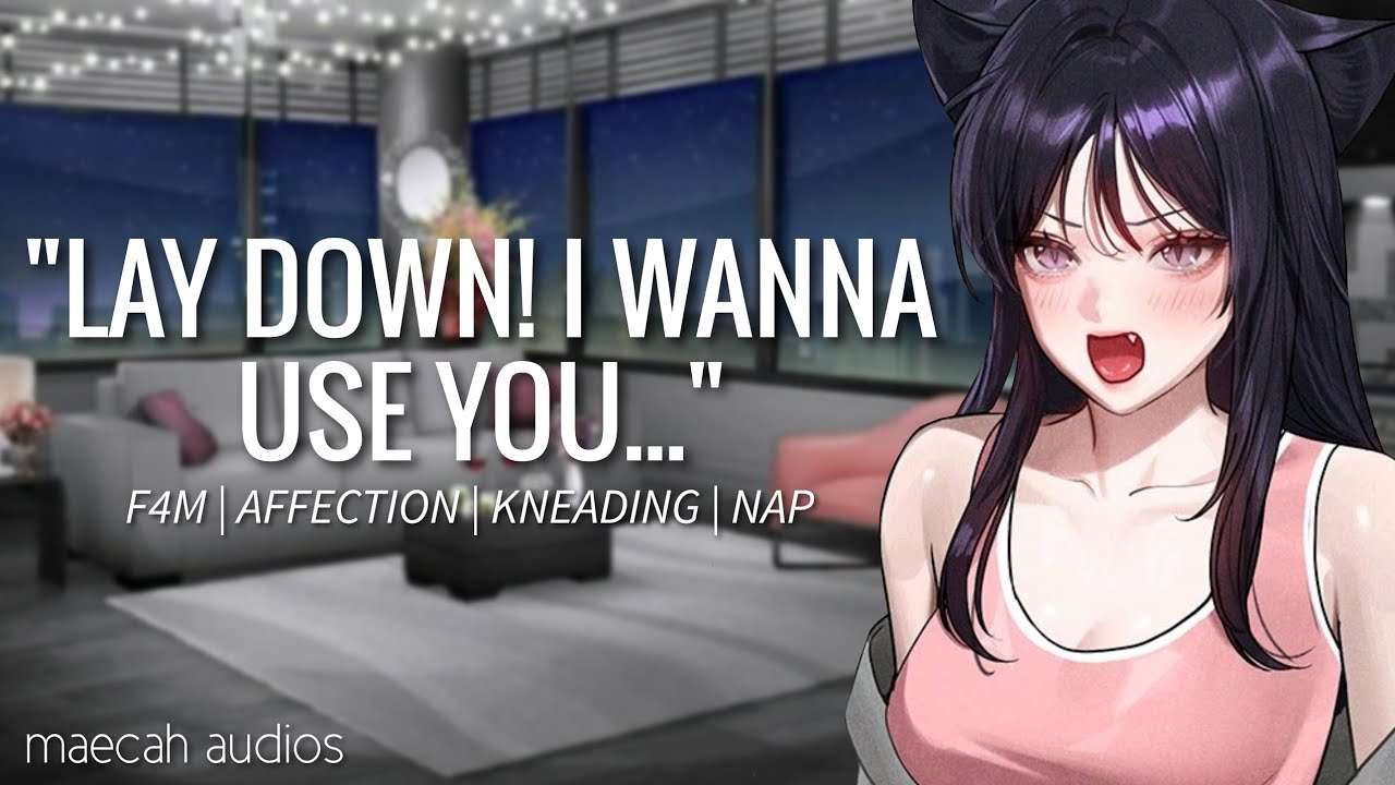 Your Tsundere Neko Girlfriend Demands Cuddles | ASMR Roleplay [F4M] [affection] [kneading] [nap]