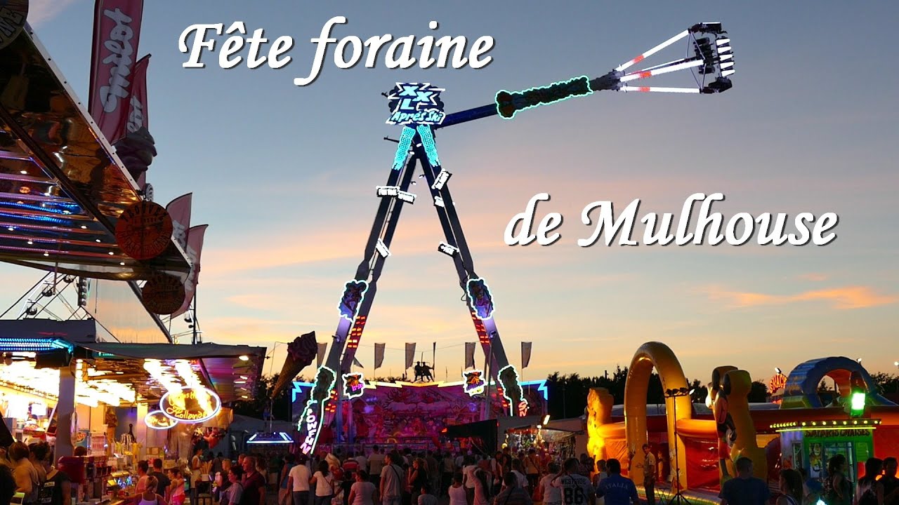 Fête foraine 2016 à Mulhouse.