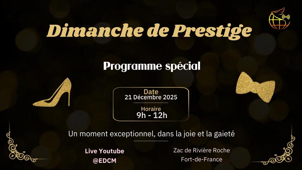 DIMANCHE DE PRESTIGE _Programme spécial dirigé par la sœur Béatrice