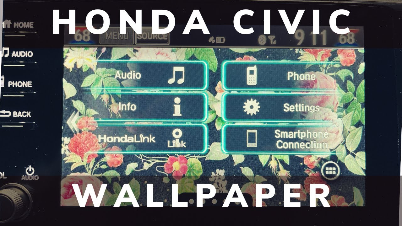 Custom Honda Civic Wallpaper Installation (10th Gen Civic)