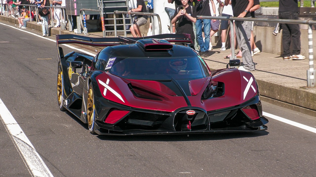 $4 Million Bugatti Bolide at the Nürburgring! Quad-Turbo W16 Engine Accelerations!