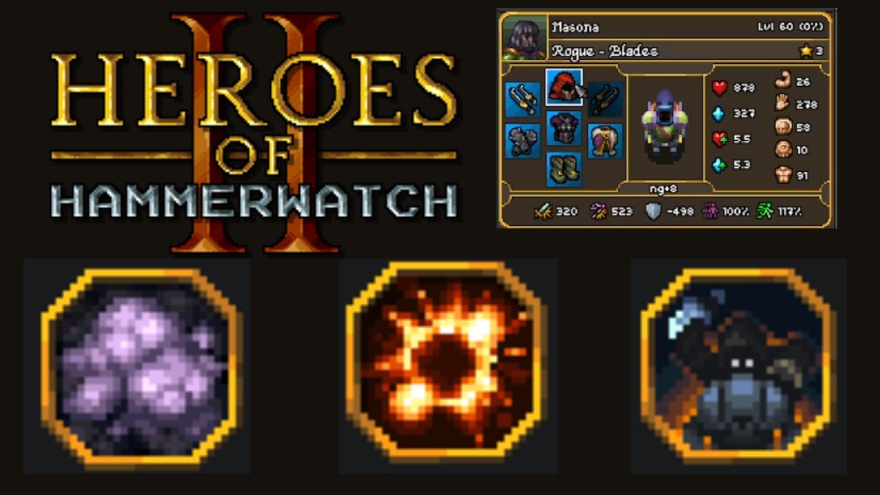 Rogue Guide/Builds to Push NG+ With For All 3 Subclasses   Heroes of Hammerwatch 2