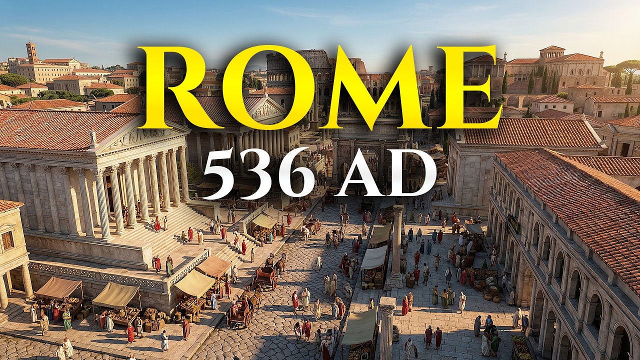 I Reconstructed the Worst Year to be Alive: Rome 536 AD (AI Reconstruction)